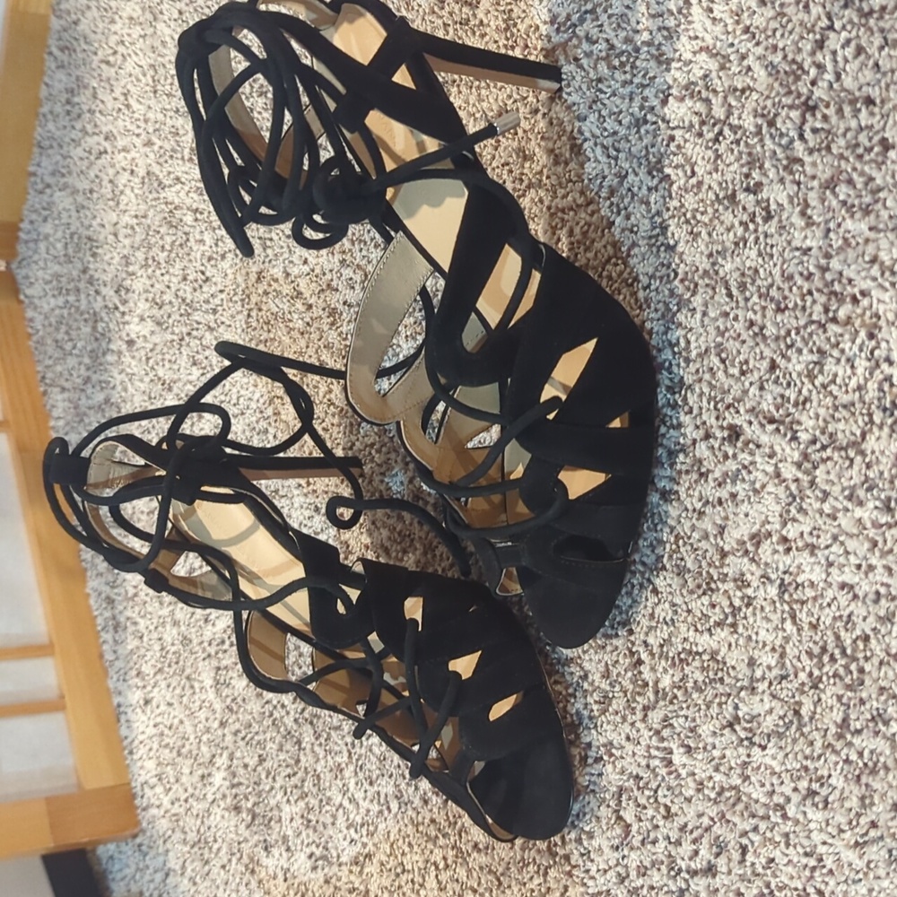 Banana Republic Suede Jenne Heel - Black
